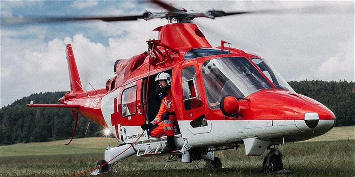 Pri Turnianskom hrade zasahoval záchranársky vrtuľník