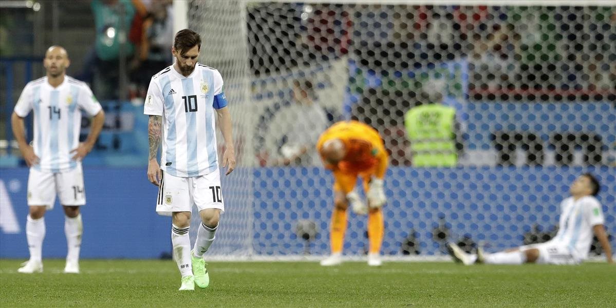 Ohlasy médií na debakel Argentíny: A Messi akoby tam ani nebol!