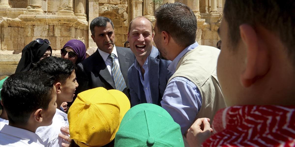Britský princ William pricestoval na návštevu Izraela a palestínskych území