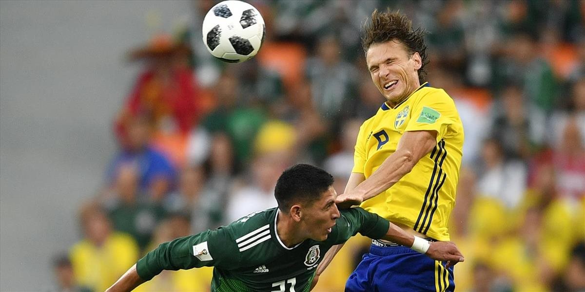 MS2018: Mexiko postúpi do osemfinále napriek prehre so Švédskom