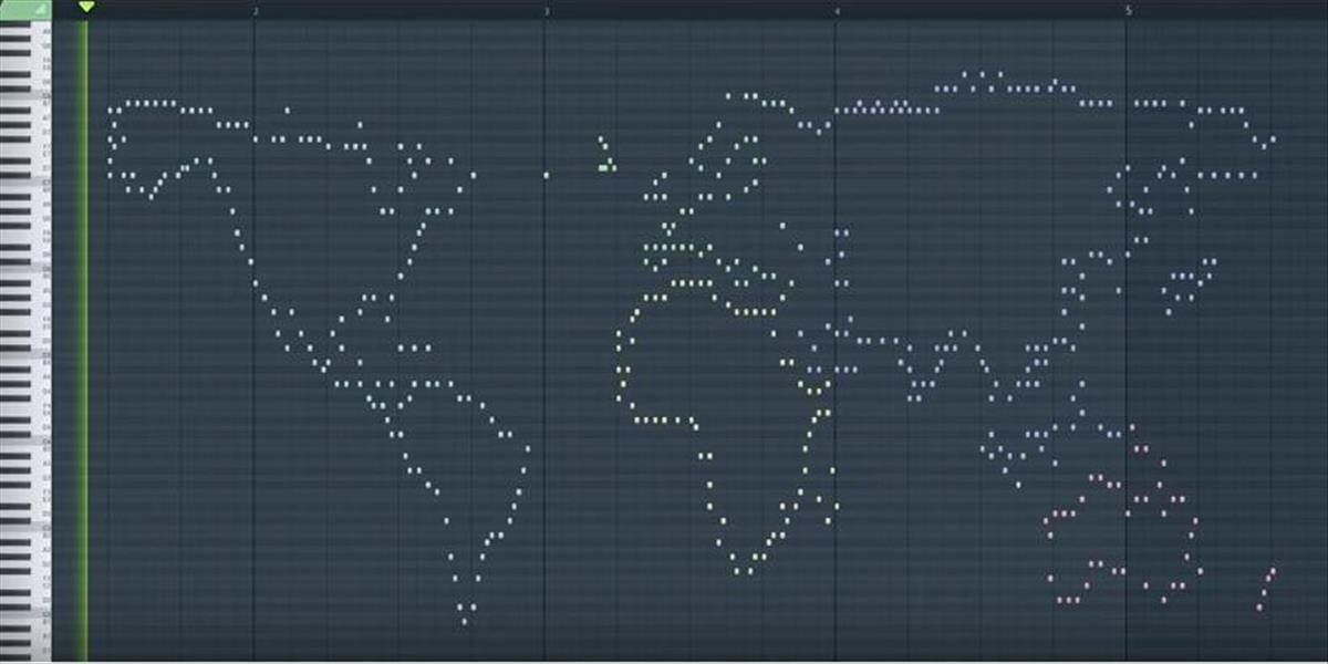VIDEO Takto znie mapa sveta na klavíri!