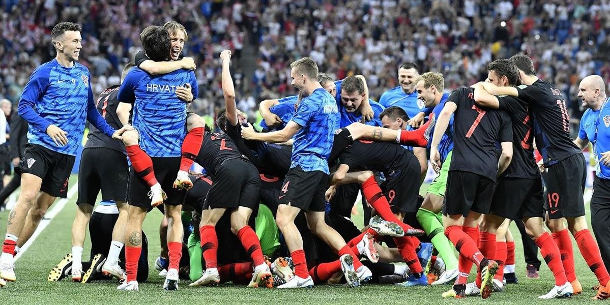 Futbal-MS2018: Nočný penaltový rozstrel ovládli brankári, nakoniec sa radovali Chorváti