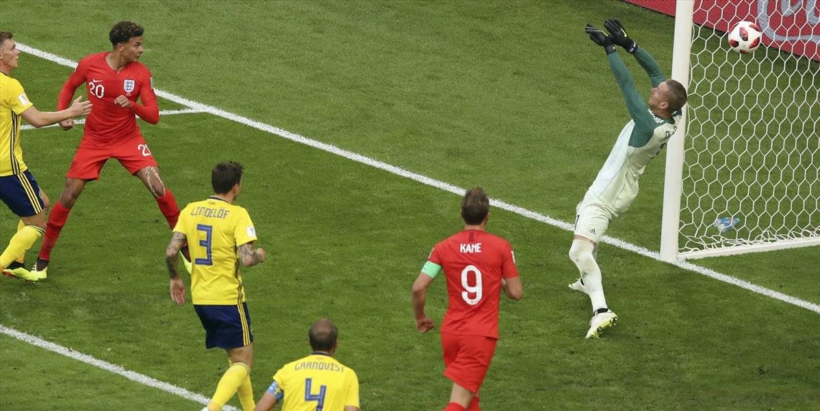 Angličania zvládli švédsku prekážku, do semifinále ich posunuli dve gólové hlavičky