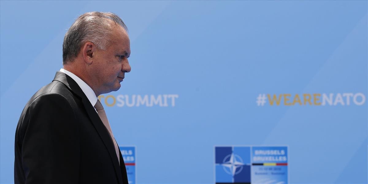 A. Kiska: Spojenci na summite NATO potvrdili túžbu po jednote a solidarite