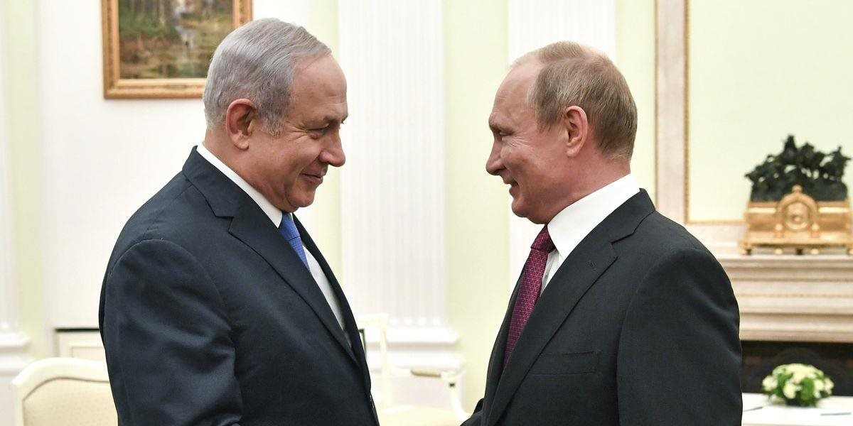 Netanjahu pricestoval na návštevu Moskvy, Putin ocenil bilaterálne vzťahy