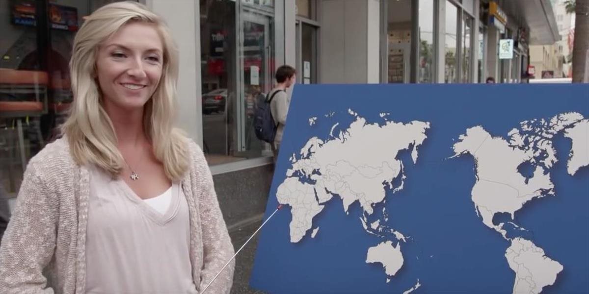 Šokujúce VIDEO Američania dostali slepú mapu a jednoduchú otázku, totálna katastrofa!