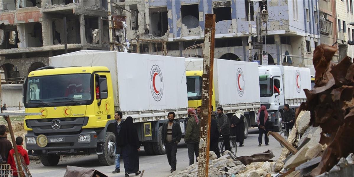 Rusko a Francúzsko spoločne dodajú humanitárnu pomoc sýrskej Dume