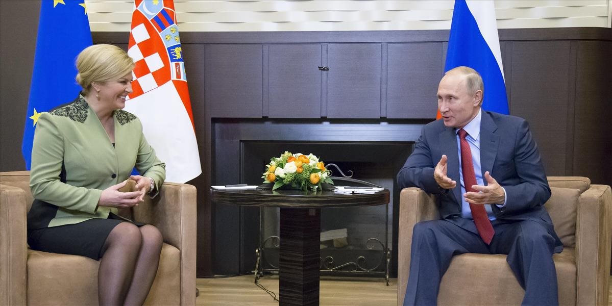 Chorvátska prezidentka zhodnotila stretnutia s Vladimírom Putinom