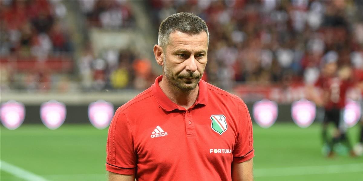 Trénera Legie Varšava po neúspechu so Spartakom Trnava vyhodili