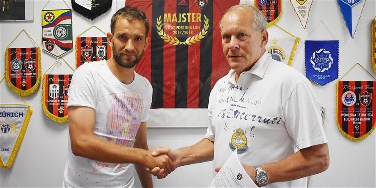 Potvrdene! Niekdajší slovenský reprezentant sa stal oficiálne hráčom Spartaka Trnava