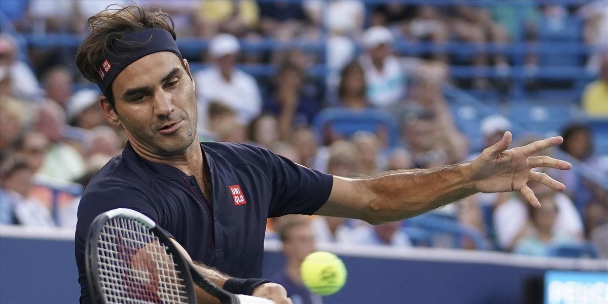 Federer postúpil do osemfinále turnaja ATP v Cincinnati