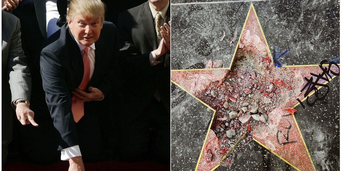 Z Hollywoodskeho chodníka slávy chcú odstrániť Trumpovu hviezdu