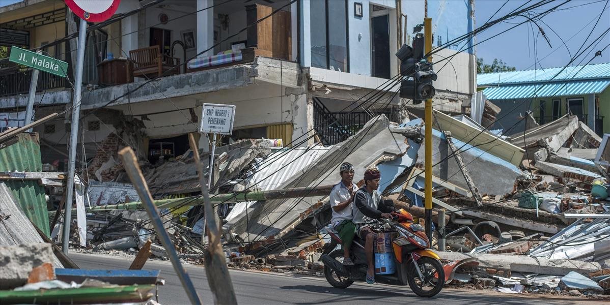 Turistami obľúbený ostrov Lombok postihlo ďalšie silné zemetrasenie