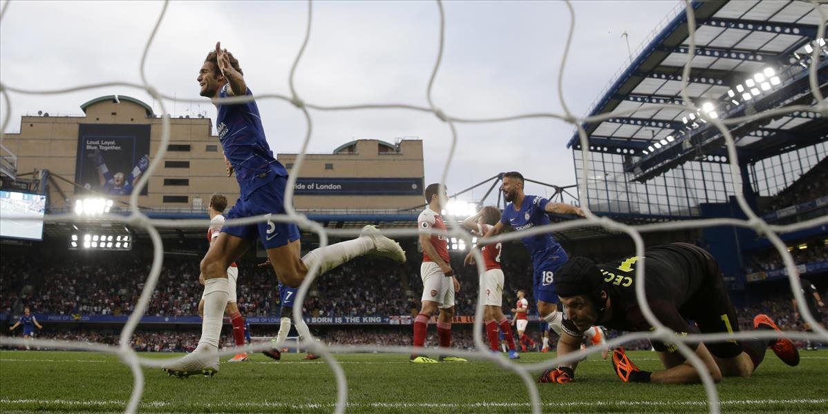 Chelsea v londýnskom derby zdolala Arsenal 3:2. Sarri: Nádherný zápas