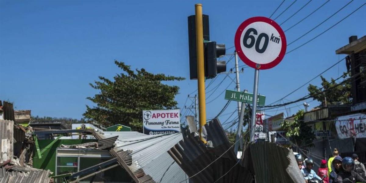 Ďalšie zemetrasenie na Lomboku spôsobilo zosuvy a škody na budovách
