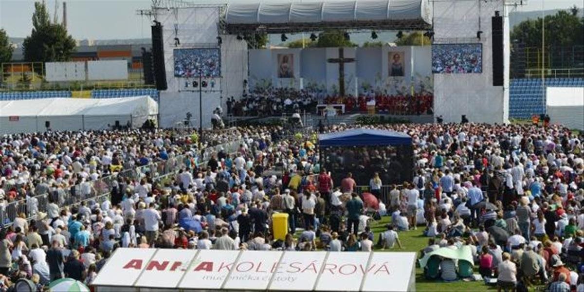 V Košiciach blahorečili Annu Kolesárovú, prišlo viac ako 30-tisíc ľudí