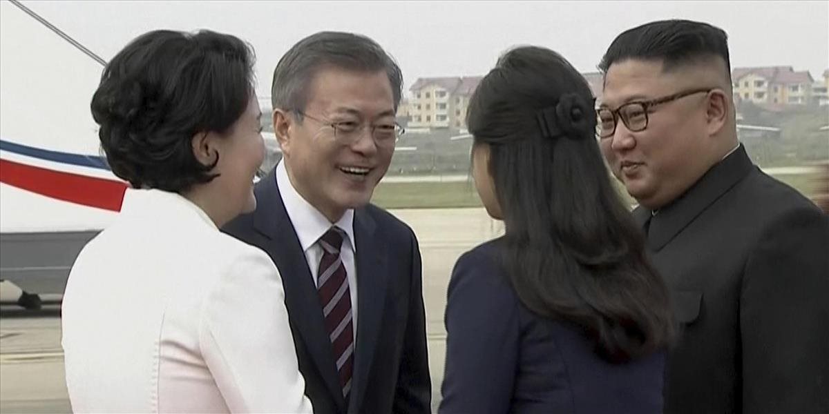 Vodca KĽDR privítal juhokórejského prezidenta v Pchjongjangu