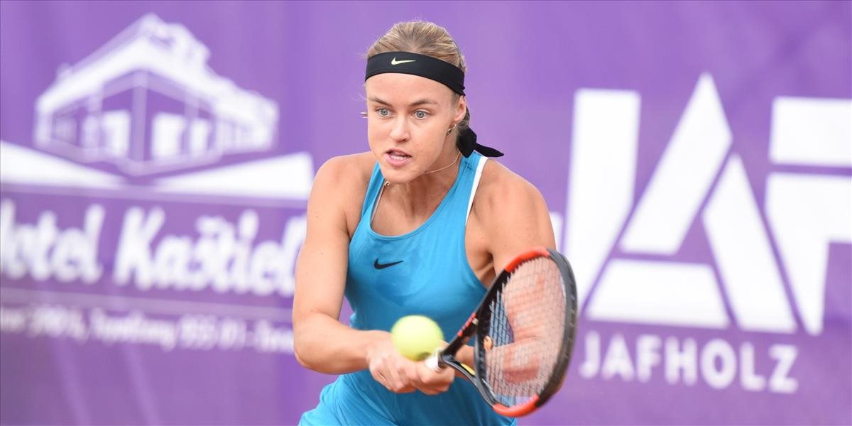 Schmiedlová postúpila do 2. kola turnaja WTA v Taškente,čaká ju Hibinová