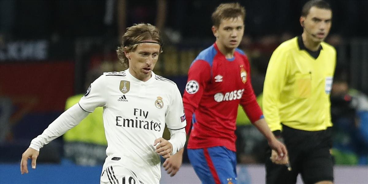Real Madrid nezvládol duel v Moskve, Modrič tvrdí, že určite nejde o hernú krízu