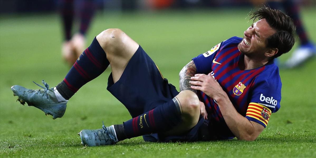 Messi so zlomeninou v predlaktí, El Clásico bez neho
