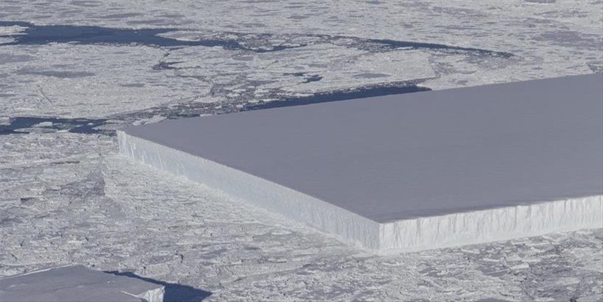 VIDEO V Antarktíde objavili nezvyčajne presne tvarovanú obriu kryhu