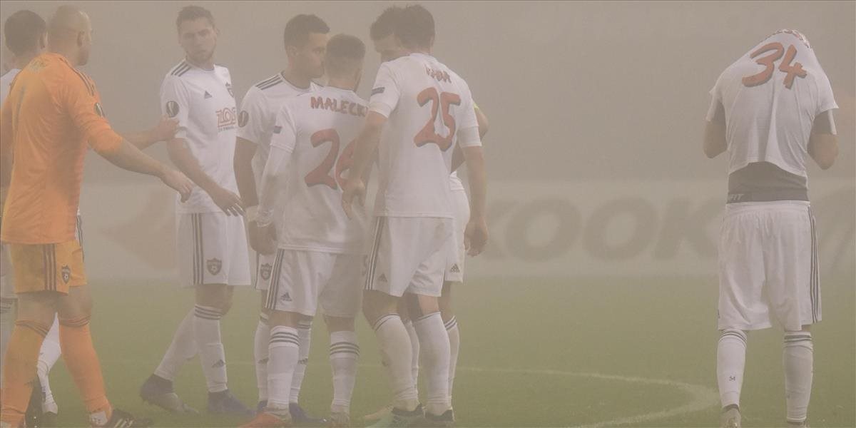 FOTO+VIDEO Fanúšikovia Trnavy boli vďaka hustej hmle ukrátení aj o druhý súboj s Dinamom Záhreb, Spartak v ňom neuspel