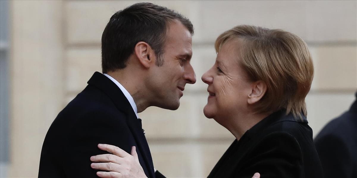 Macron si v nemecký Deň smútku uctí obete vojen a bude rokovať s Merkelovou