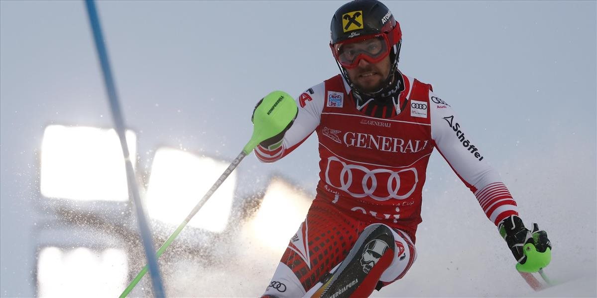 Hirscher lídrom 1. kola slalomu v Levi, Adam Žampa nedokončil