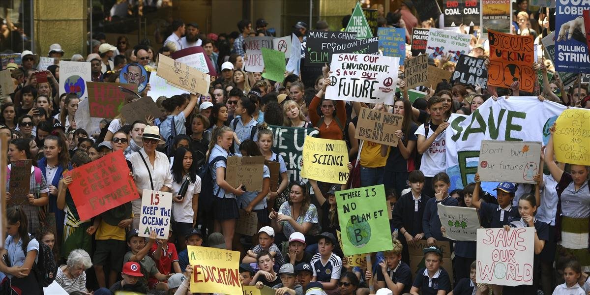 Austrálski študenti spustili protest: Tvrdia, že vláda by mala viac bojovať s klimatickými zmenami