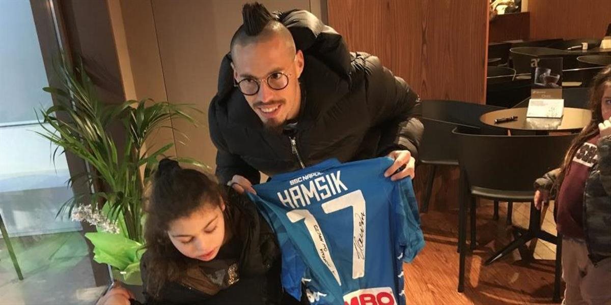 Marek Hamšík splnil ochrnutému dievčatku na vozíčku veľký sen