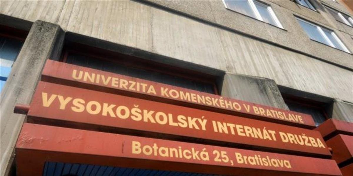 Univerzita Komenského v Bratislave pripravuje rozsiahlu rekonštrukciu internátov