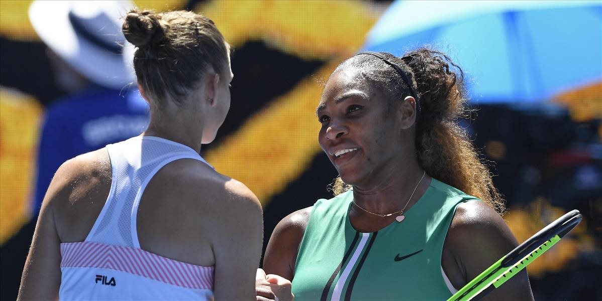 Australian Open: Češká tenistka senzačne vyradila Williamsovú: Je to neuveriteľné, vyhlásila dojatá Plíšková