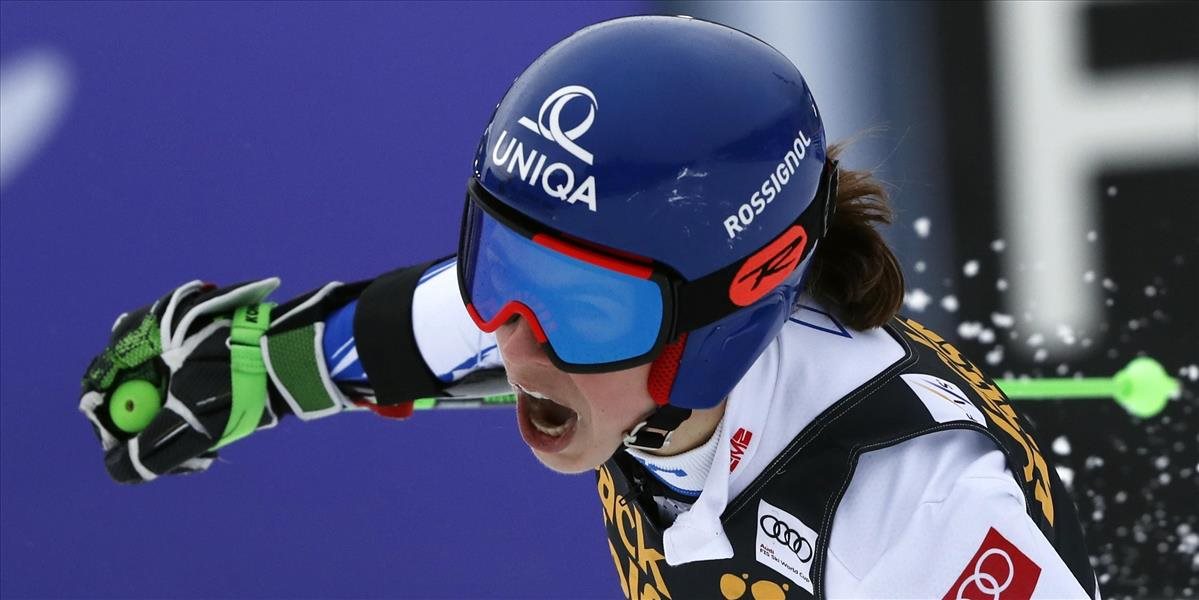 V 1. kole slalomu Vlhová druhá o sekundu za Shiffrinovou