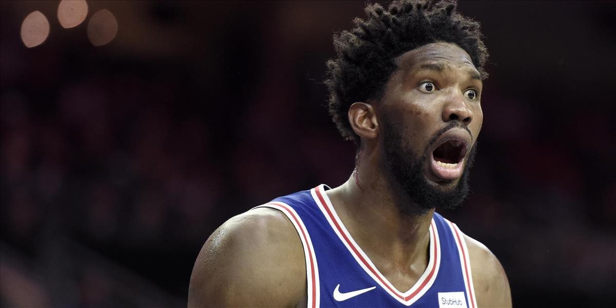 NBA: Hráč 76ers Joel Embiid dostal pokutou 25 000 USD za kritiku rozhodcu