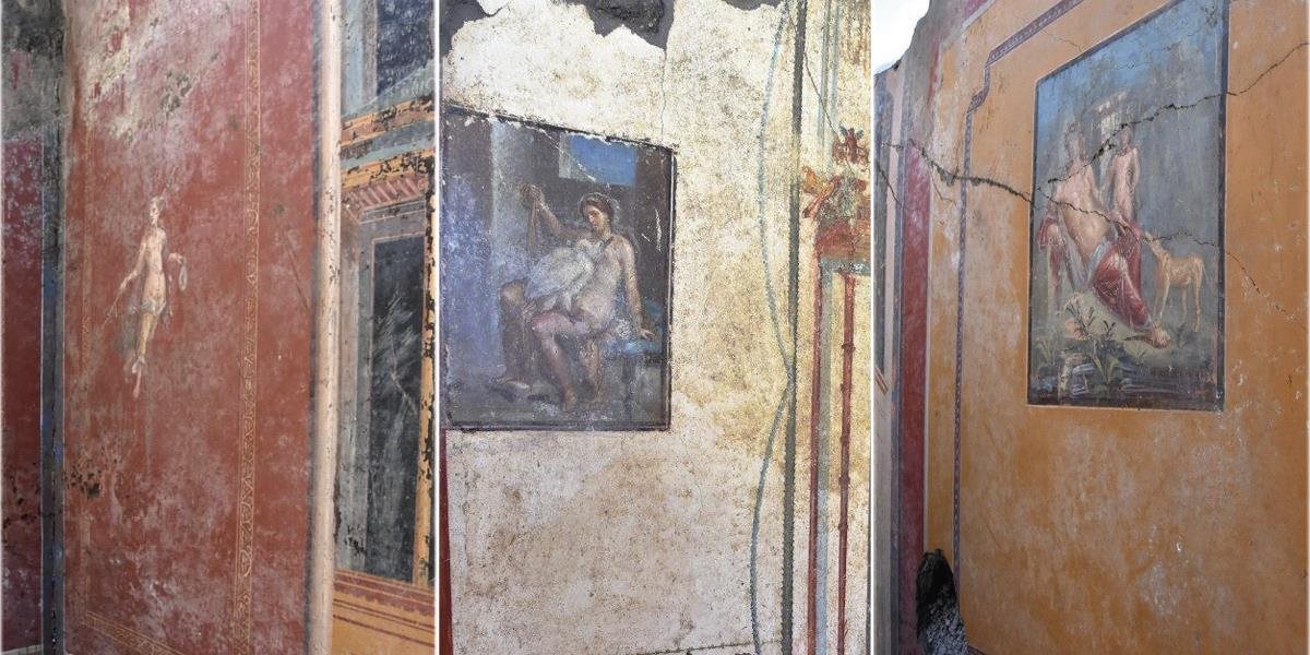 FOTO + VIDEO Archeológovia majú radosť, v Pompejach objavili ďalšiu fresku