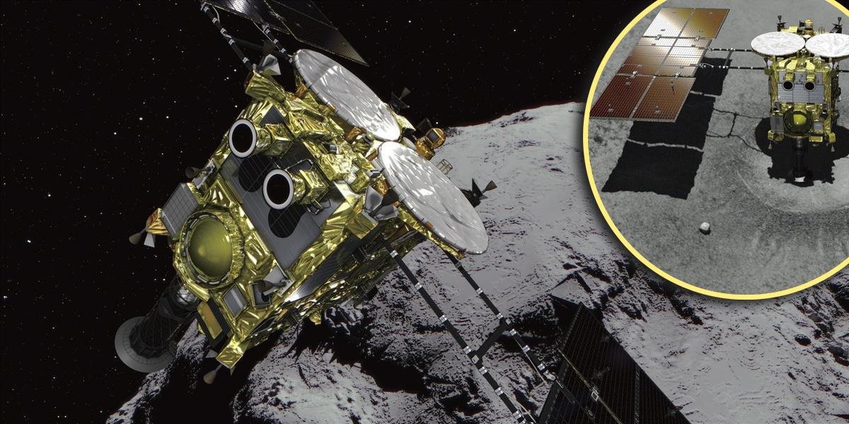 Japonci dobýjajú vesmír, sonda Hajabusa 2 úspešne pristála na asteroide Rjugu