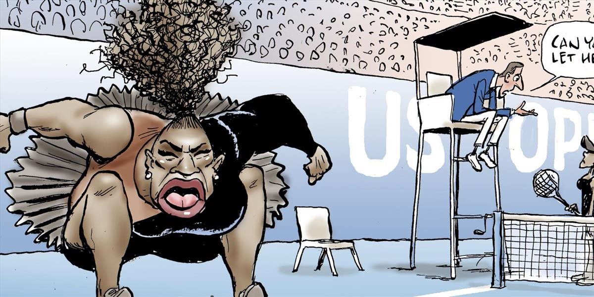 Potvrdené! Karikatúra, ktorá tak rozčúlila Williamsovú oficiálne nie je rasistická ani sexistická