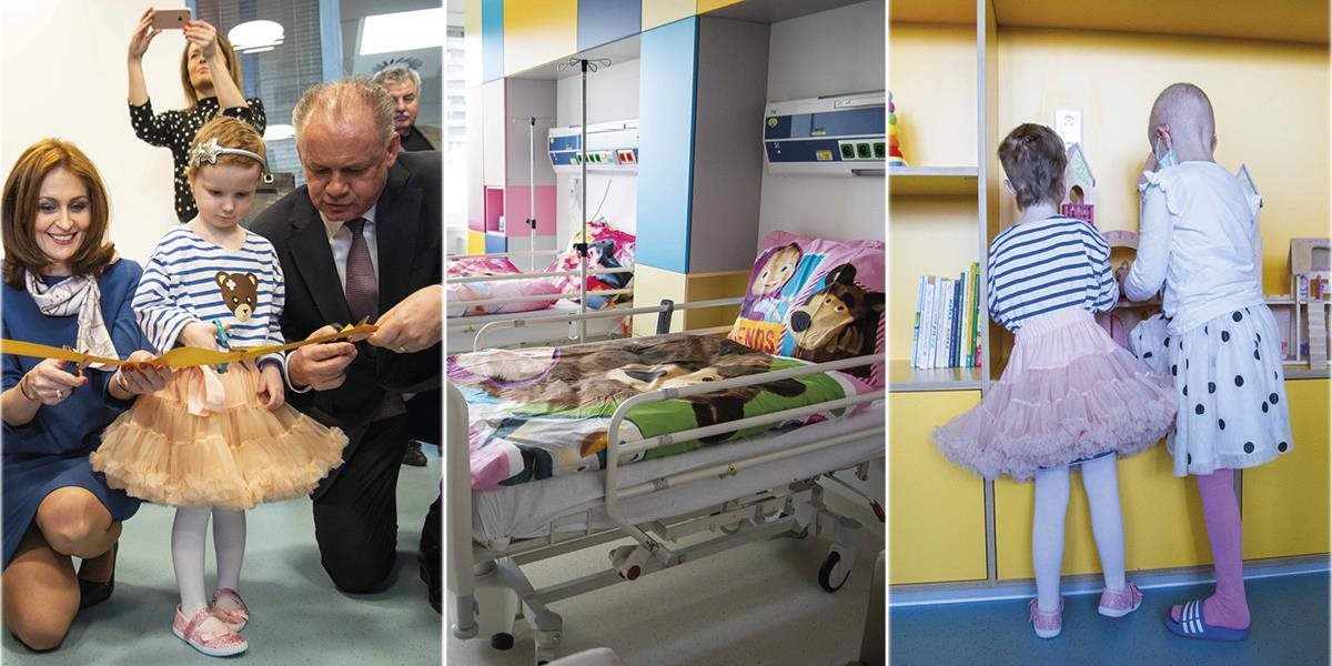 Zrekonštruovaný ústav detských chorôb hrá farbami