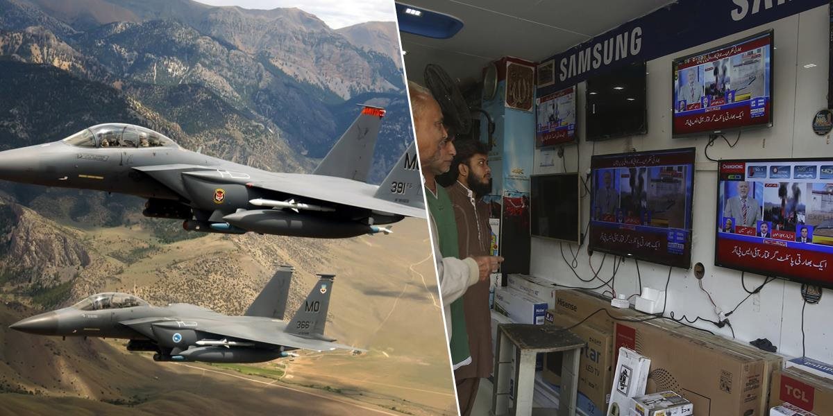 Pakistanské sily zostrelili 2 indické stíhačky