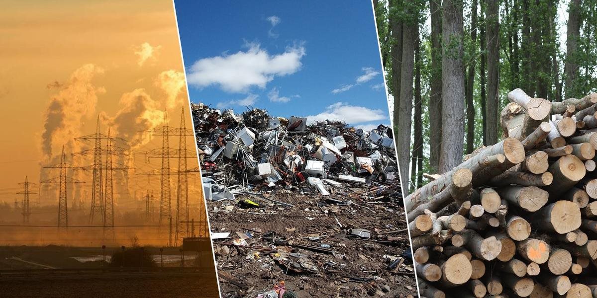 Najväčšími environmentálnymi problémami Slovenska sú znečistené ovzdušie, odpady a lesy