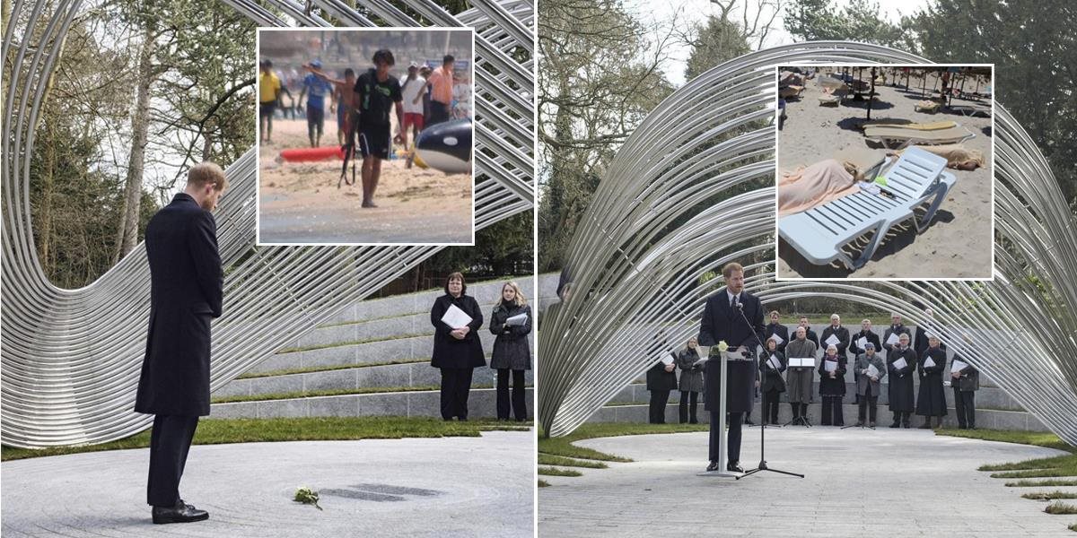 Princ Harry odhalil pamätník obetiam atentátu v Tunisku