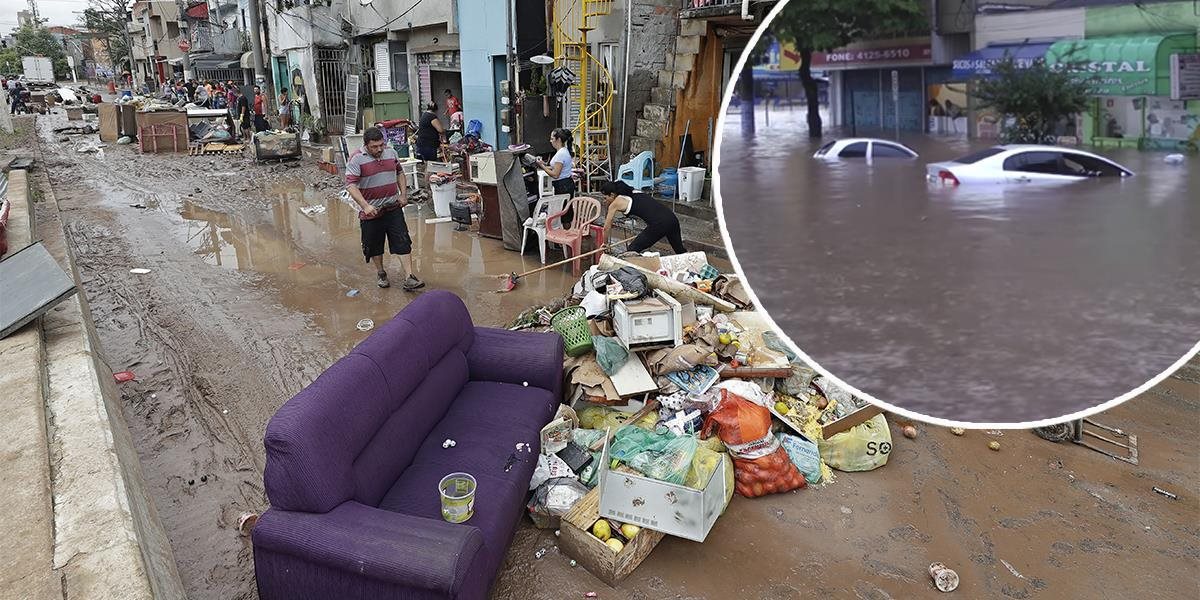 VIDEO: Okolie Sao Paula postihli záplavy, zahynulo tu najmenej 12 ľudí