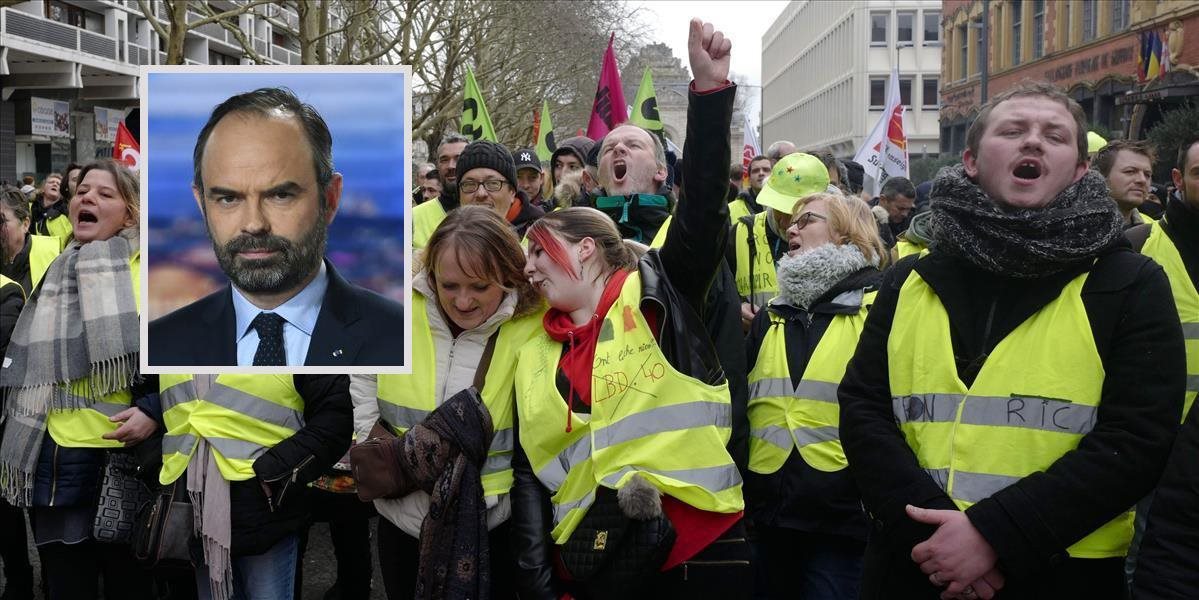 Francúzskemu premiérovi došla trpezlivosť, čiastočne zakáže protesty žltých viest