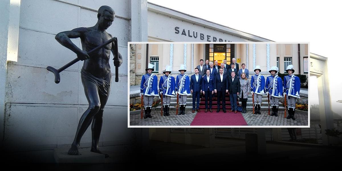 FOTO: Šéfovia parlamentov V4 sú dnes v Piešťanoch, budú tu rokovať