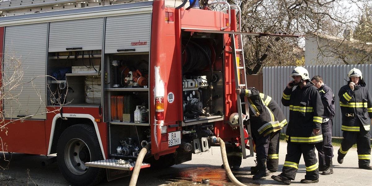 Hasiči v Predajnej zasahujú pri požiari trávy a lesného porastu