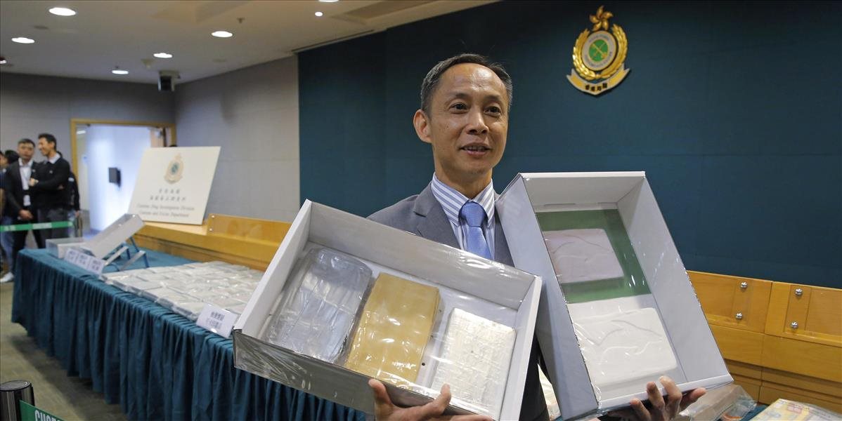 Colníci v Hongkongu zaistili rekordné množstvo kokaínu