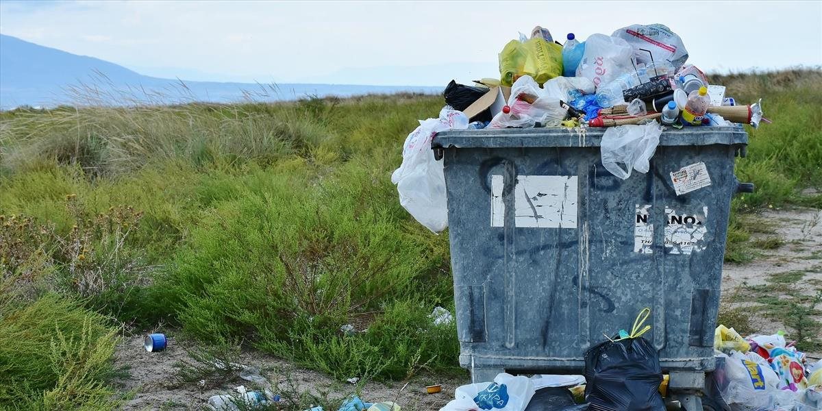 Počas čistenia chodníka ľudia vyzbierali okolo 30 vriec odpadu