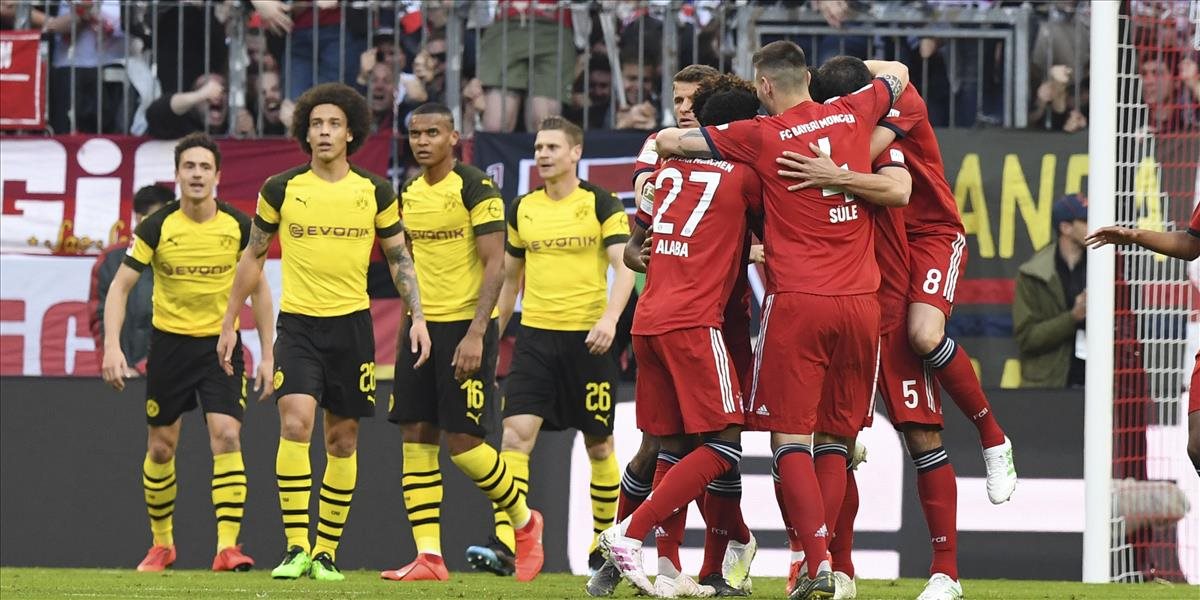 Bayern v šlágri Bundesligy deklasoval Borussiu Dortmund
