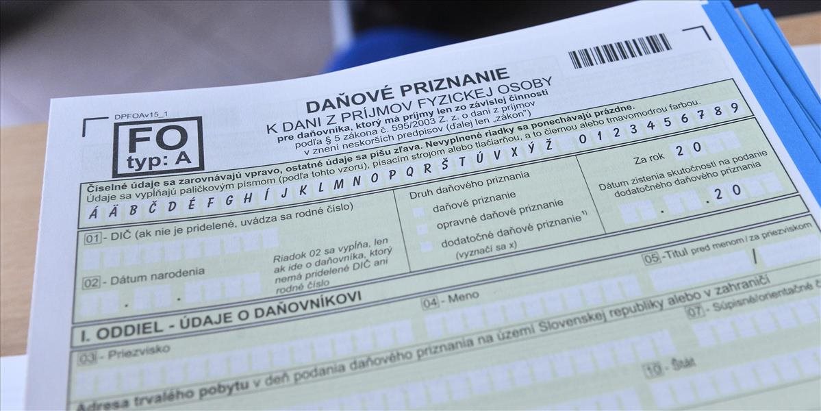 Na poukázanie 2 % dane z príjmu zostávajú posledné dva dni