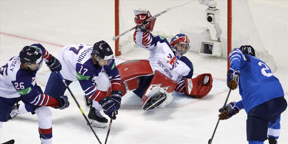 Hokejisti Fínska zvíťazili v piatkovom zápase nad Veľkou Britániou
